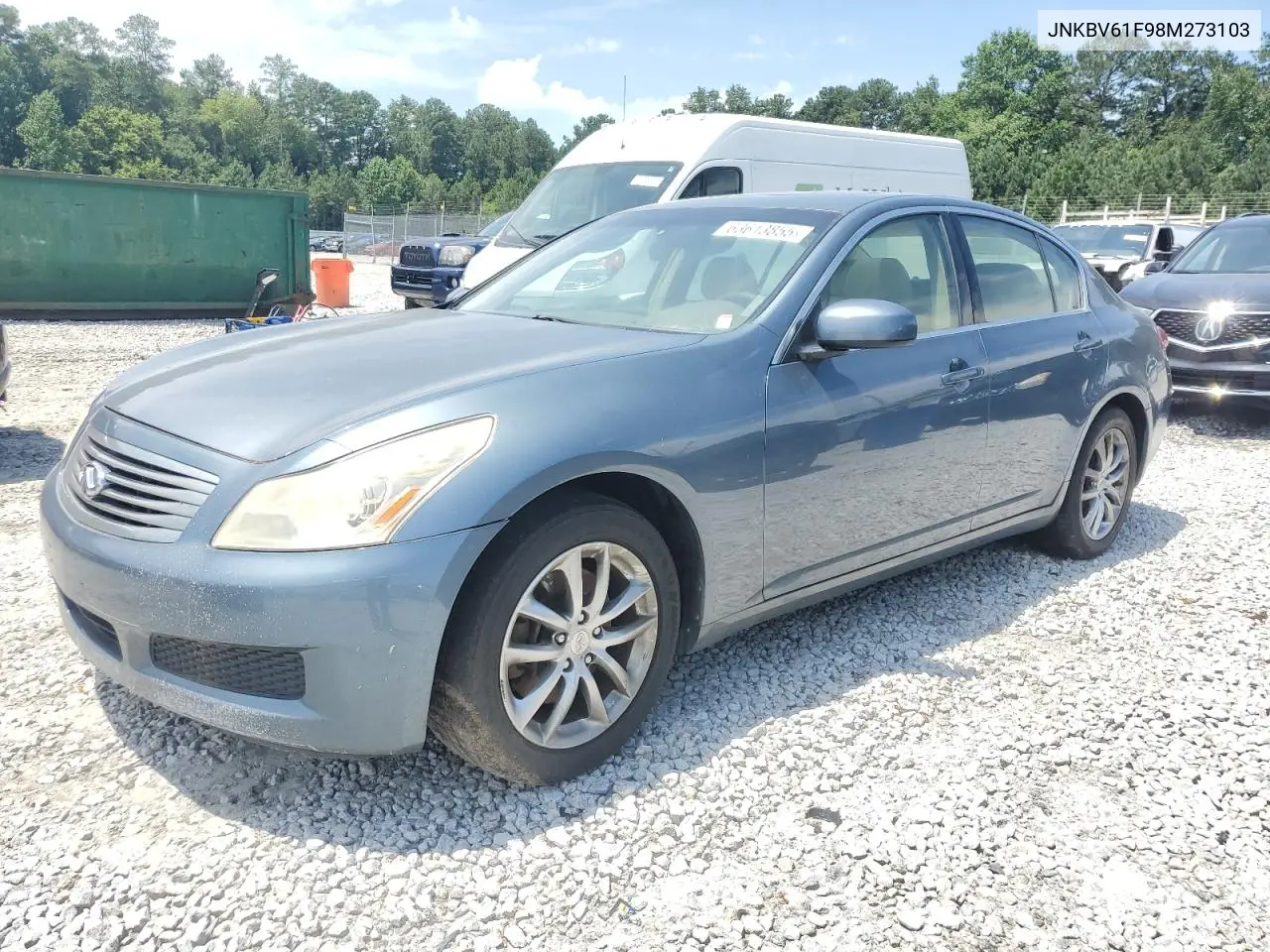 2008 Infiniti G35 VIN: JNKBV61F98M273103 Lot: 63613855