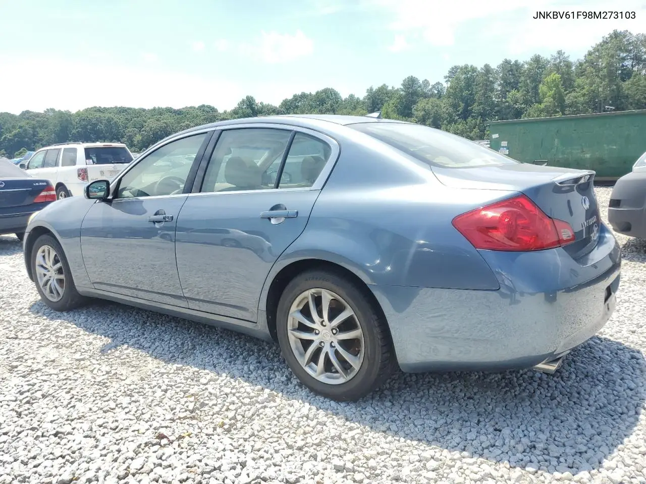 2008 Infiniti G35 VIN: JNKBV61F98M273103 Lot: 63613855