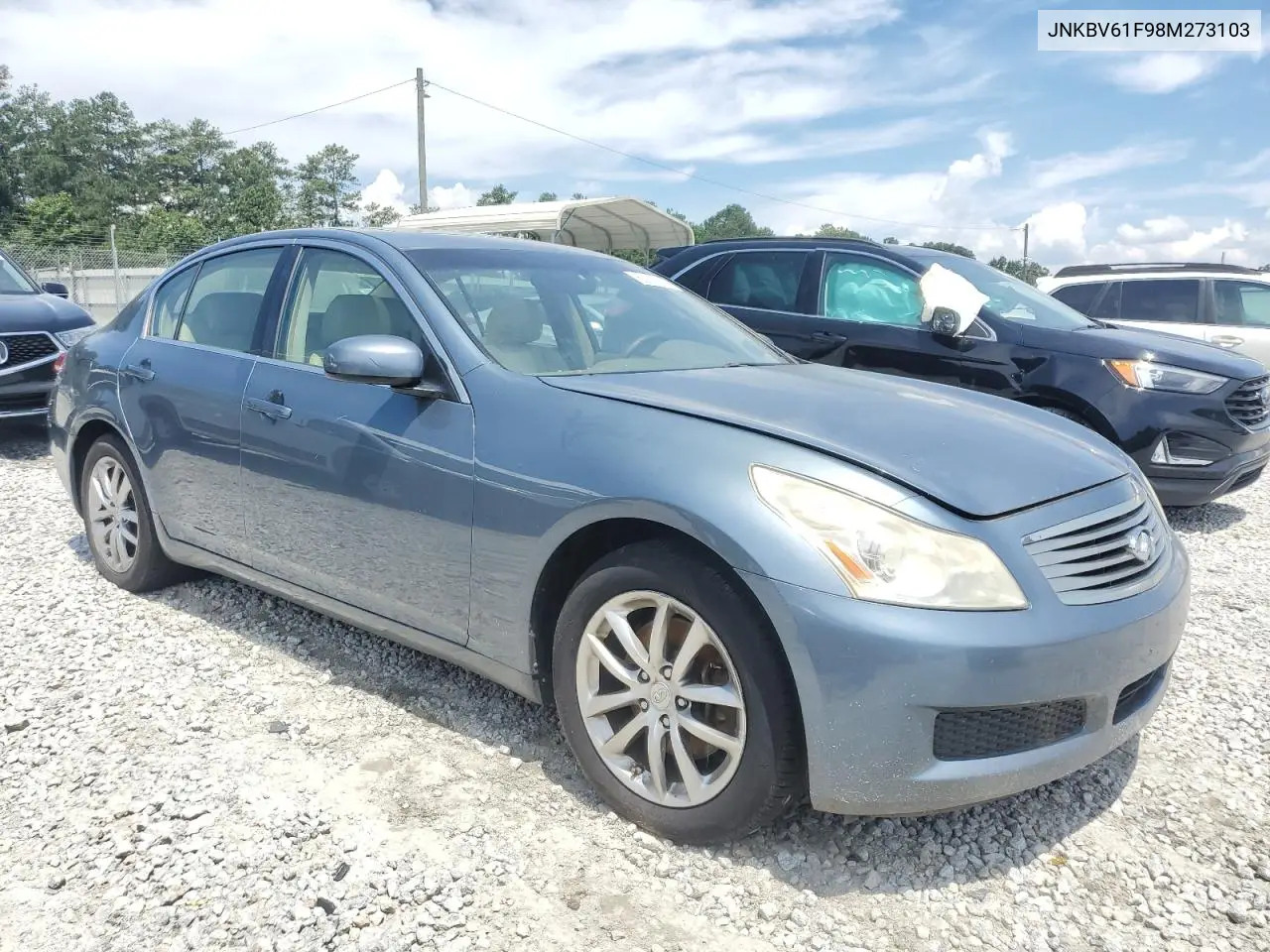 2008 Infiniti G35 VIN: JNKBV61F98M273103 Lot: 63613855