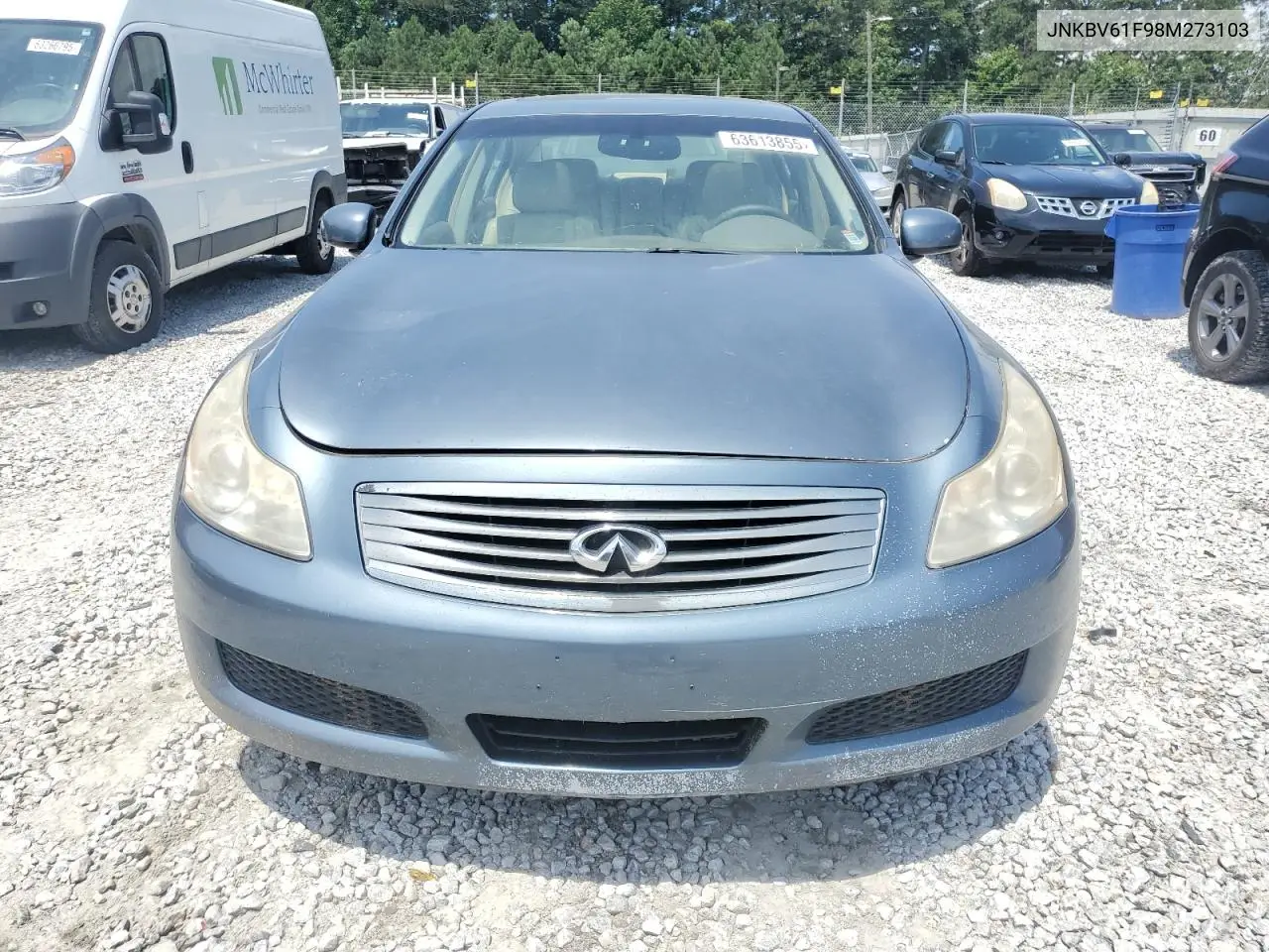 2008 Infiniti G35 VIN: JNKBV61F98M273103 Lot: 63613855