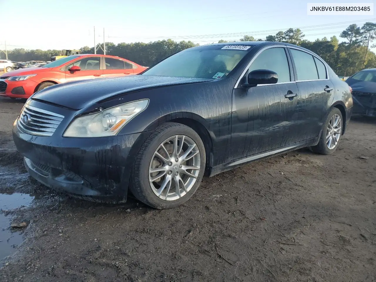2008 Infiniti G35 VIN: JNKBV61E88M203485 Lot: 63733125