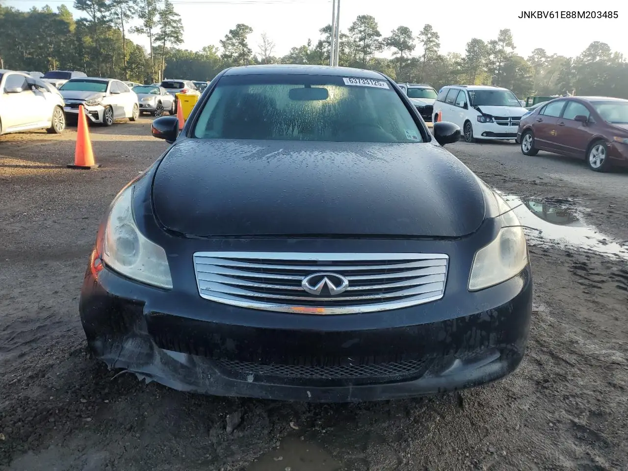 2008 Infiniti G35 VIN: JNKBV61E88M203485 Lot: 63733125