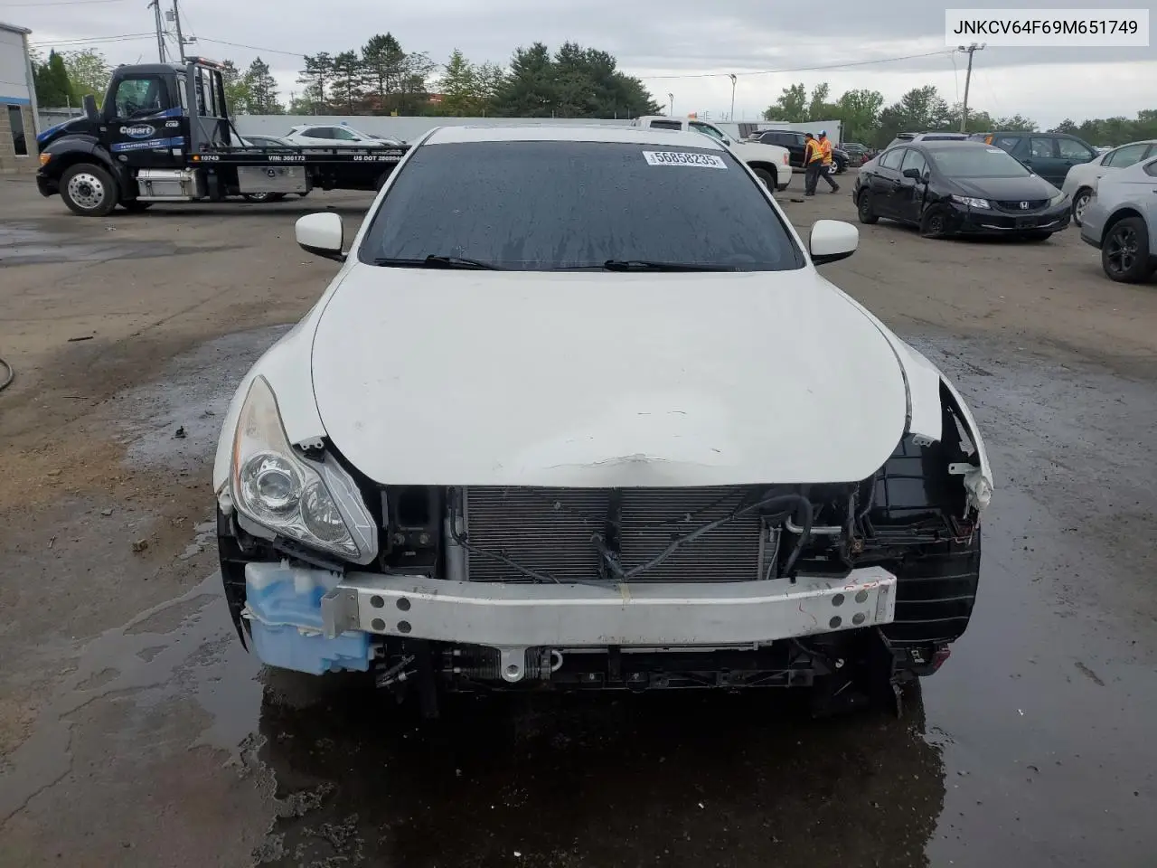 2009 Infiniti G37 VIN: JNKCV64F69M651749 Lot: 56858235