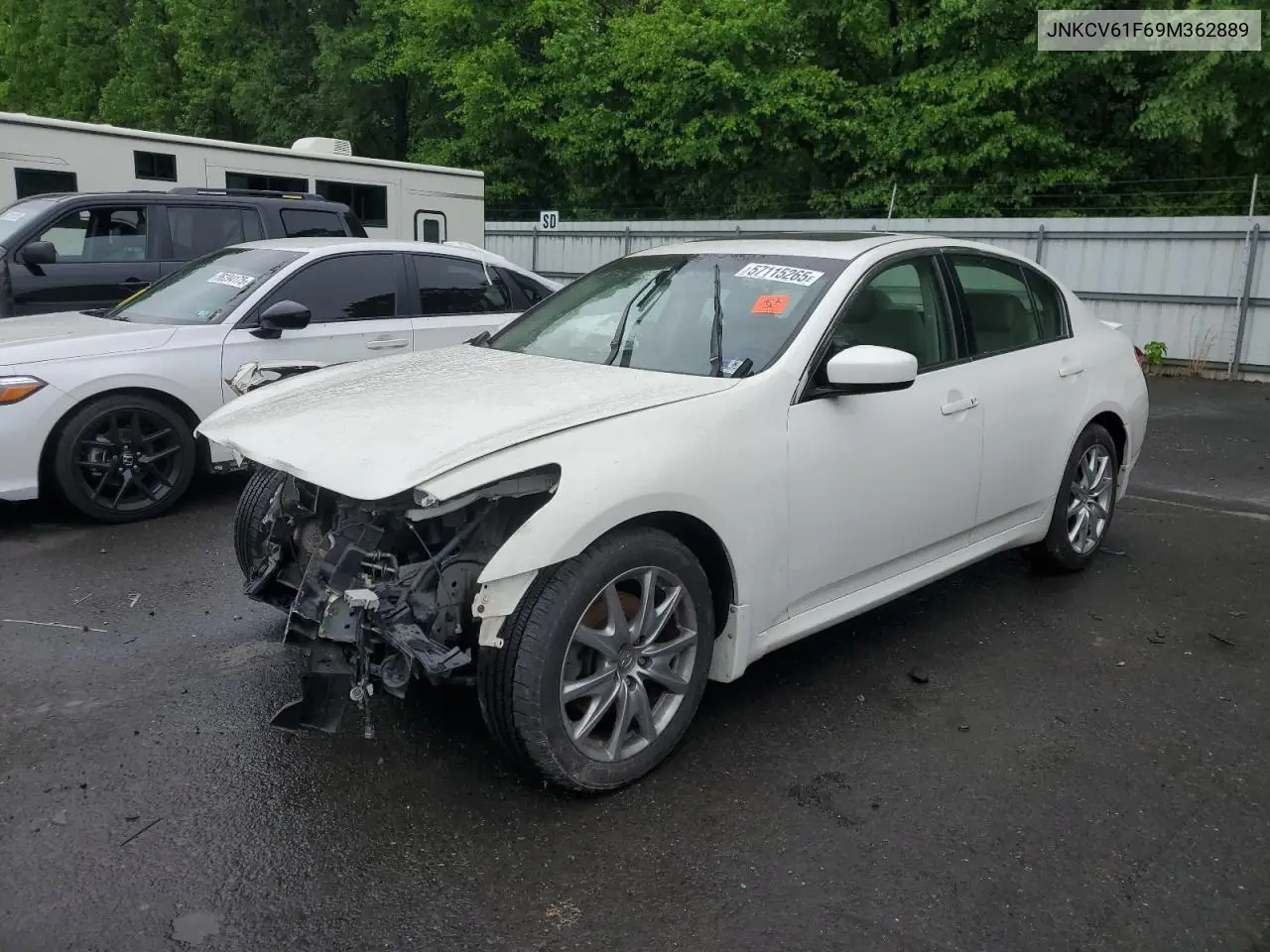 2009 Infiniti G37 VIN: JNKCV61F69M362889 Lot: 57115265