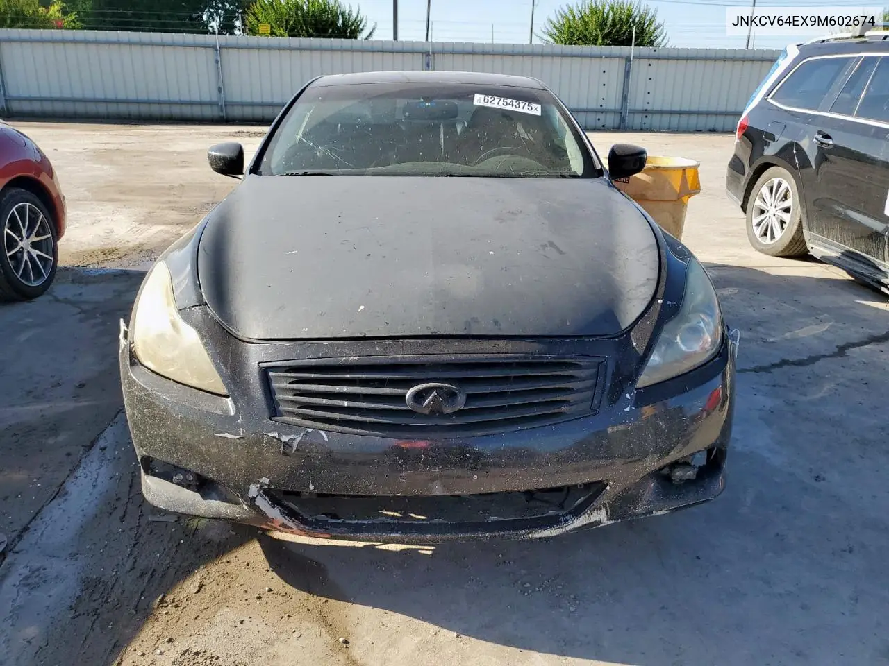 2009 Infiniti G37 Base VIN: JNKCV64EX9M602674 Lot: 62754375