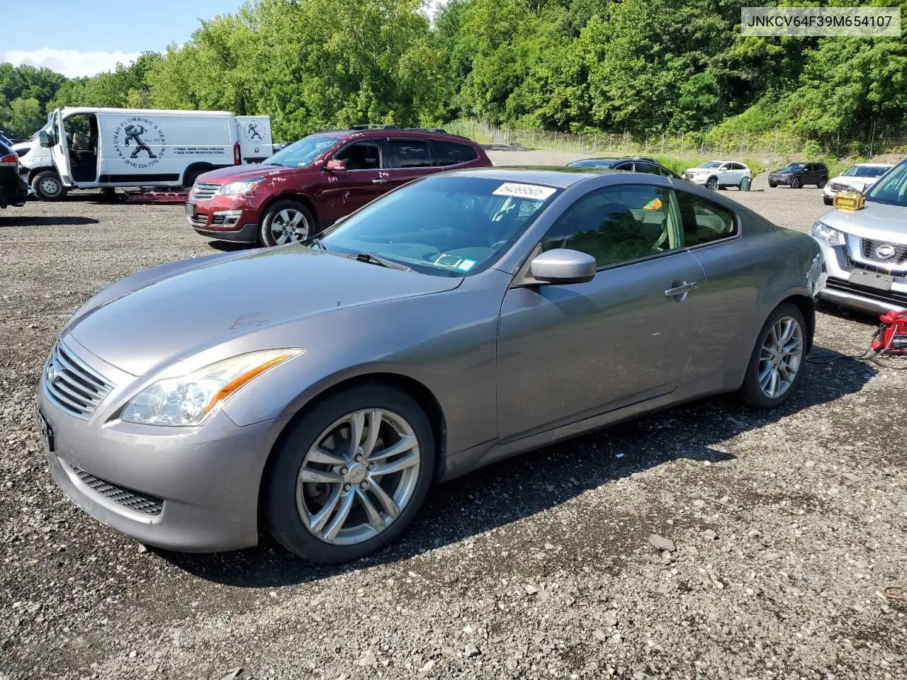 2009 Infiniti G37 VIN: JNKCV64F39M654107 Lot: 64399505