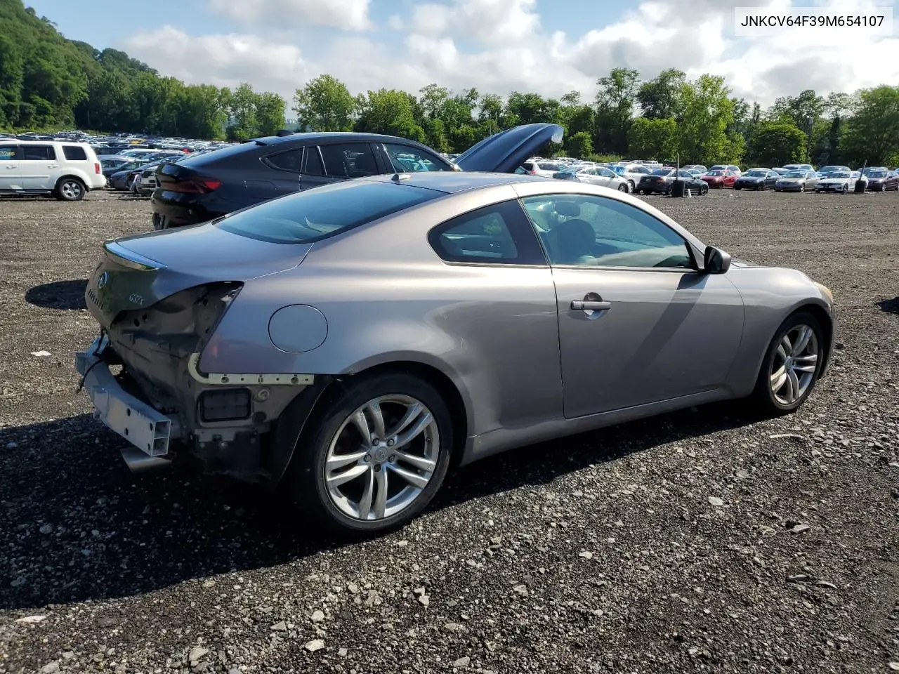 2009 Infiniti G37 VIN: JNKCV64F39M654107 Lot: 64399505