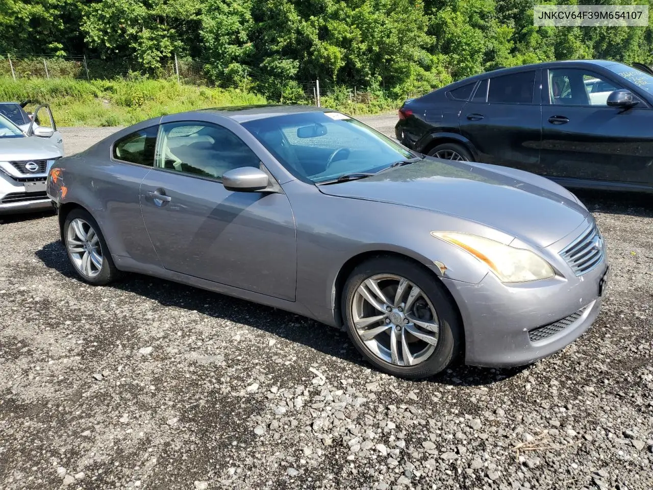2009 Infiniti G37 VIN: JNKCV64F39M654107 Lot: 64399505
