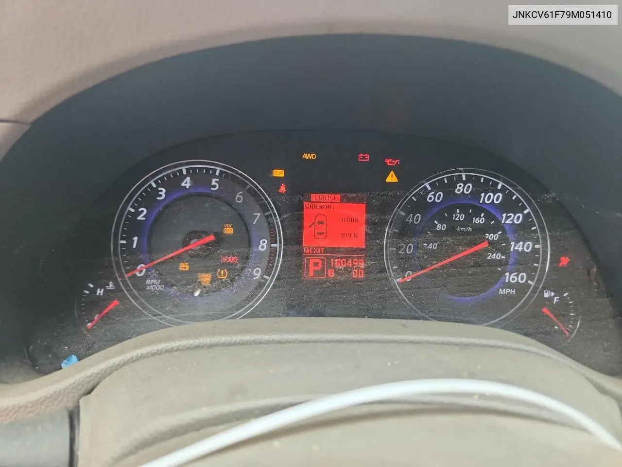 2009 Infiniti G37 VIN: JNKCV61F79M051410 Lot: 65295465