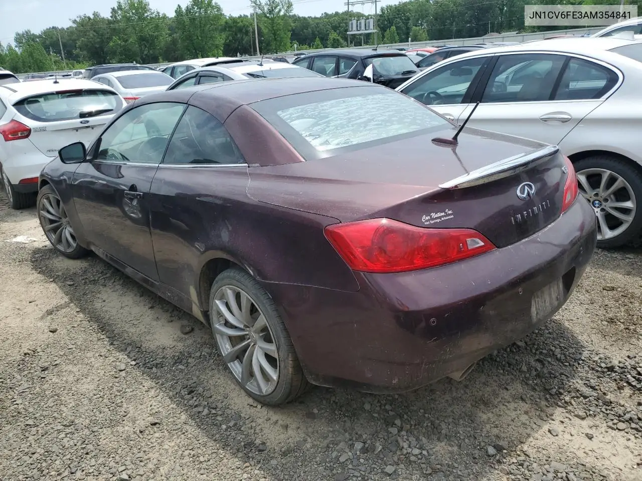 2010 Infiniti G37 Base VIN: JN1CV6FE3AM354841 Lot: 54290715
