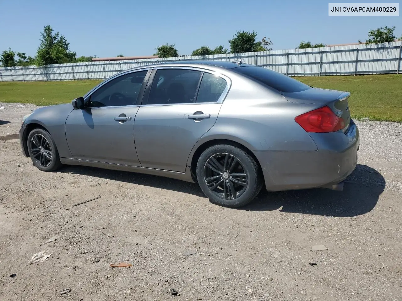2010 Infiniti G37 Base VIN: JN1CV6AP0AM400229 Lot: 56864215