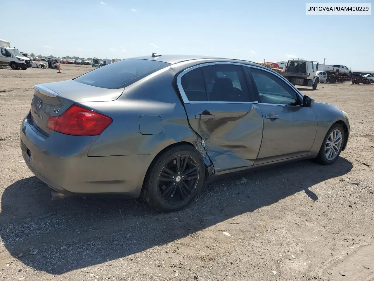 2010 Infiniti G37 Base VIN: JN1CV6AP0AM400229 Lot: 56864215