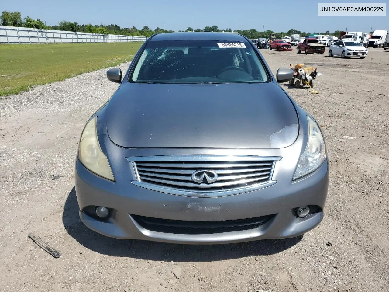 2010 Infiniti G37 Base VIN: JN1CV6AP0AM400229 Lot: 56864215