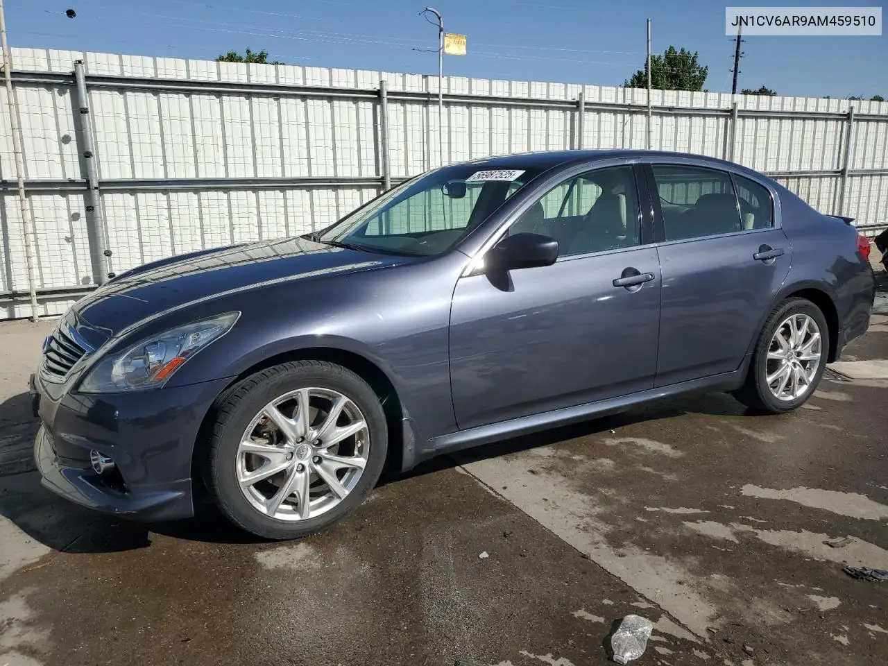 2010 Infiniti G37 VIN: JN1CV6AR9AM459510 Lot: 56987525