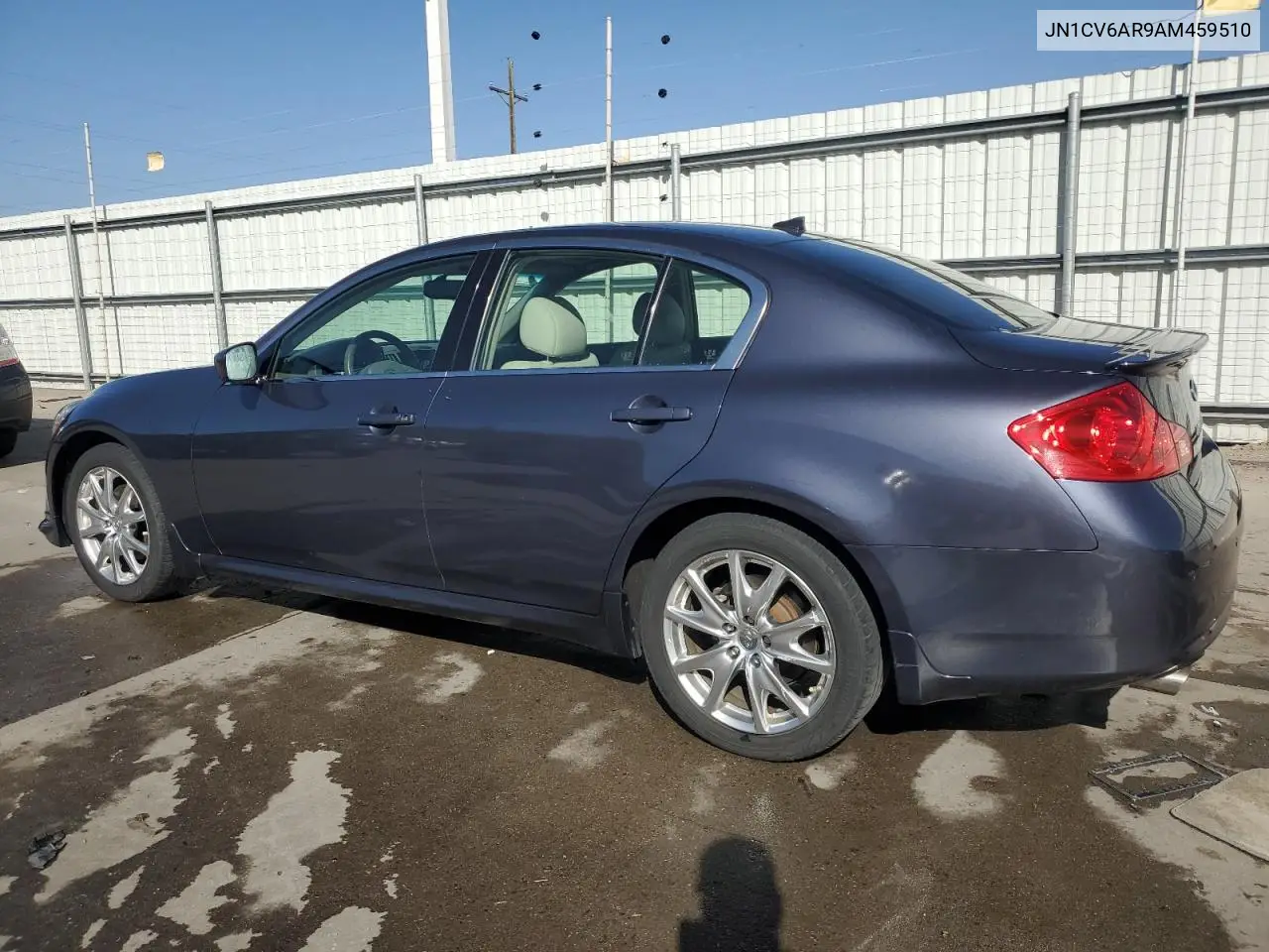 2010 Infiniti G37 VIN: JN1CV6AR9AM459510 Lot: 56987525