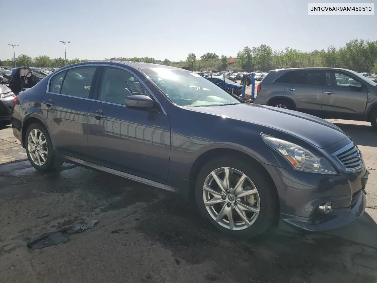 2010 Infiniti G37 VIN: JN1CV6AR9AM459510 Lot: 56987525
