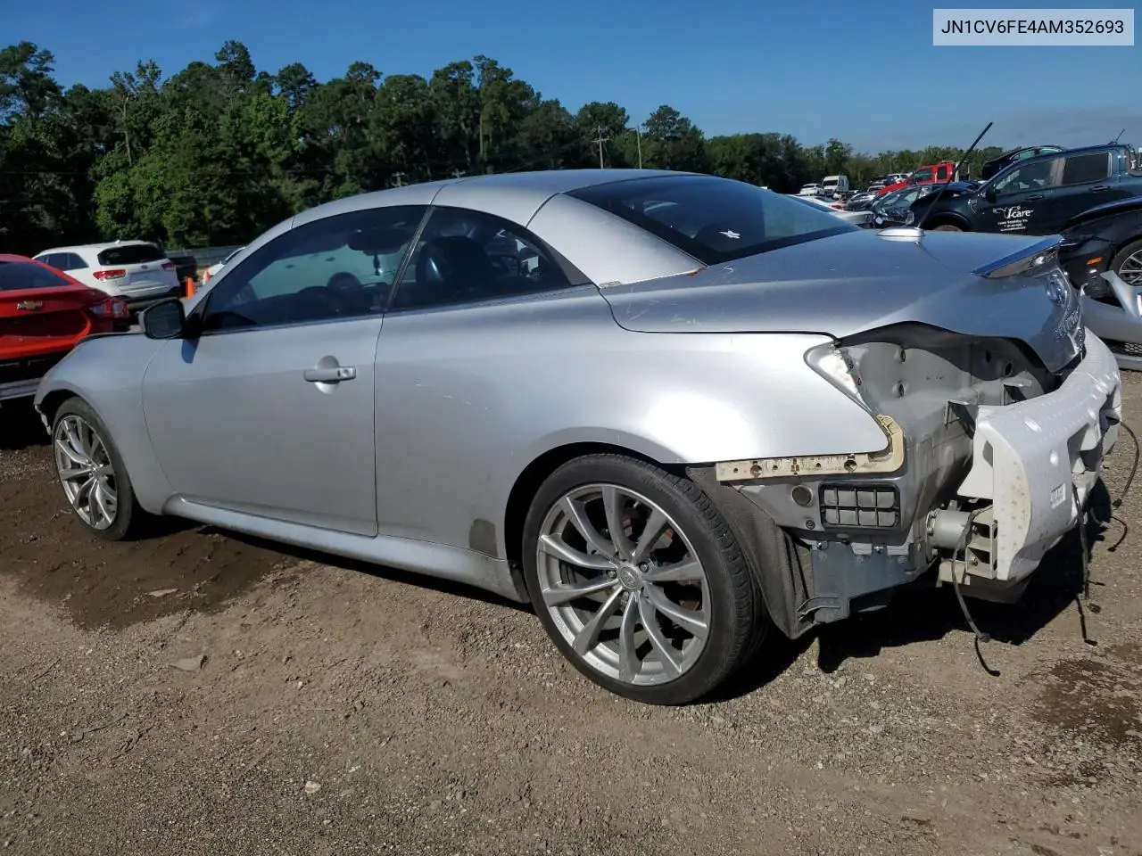2010 Infiniti G37 Base VIN: JN1CV6FE4AM352693 Lot: 64362195