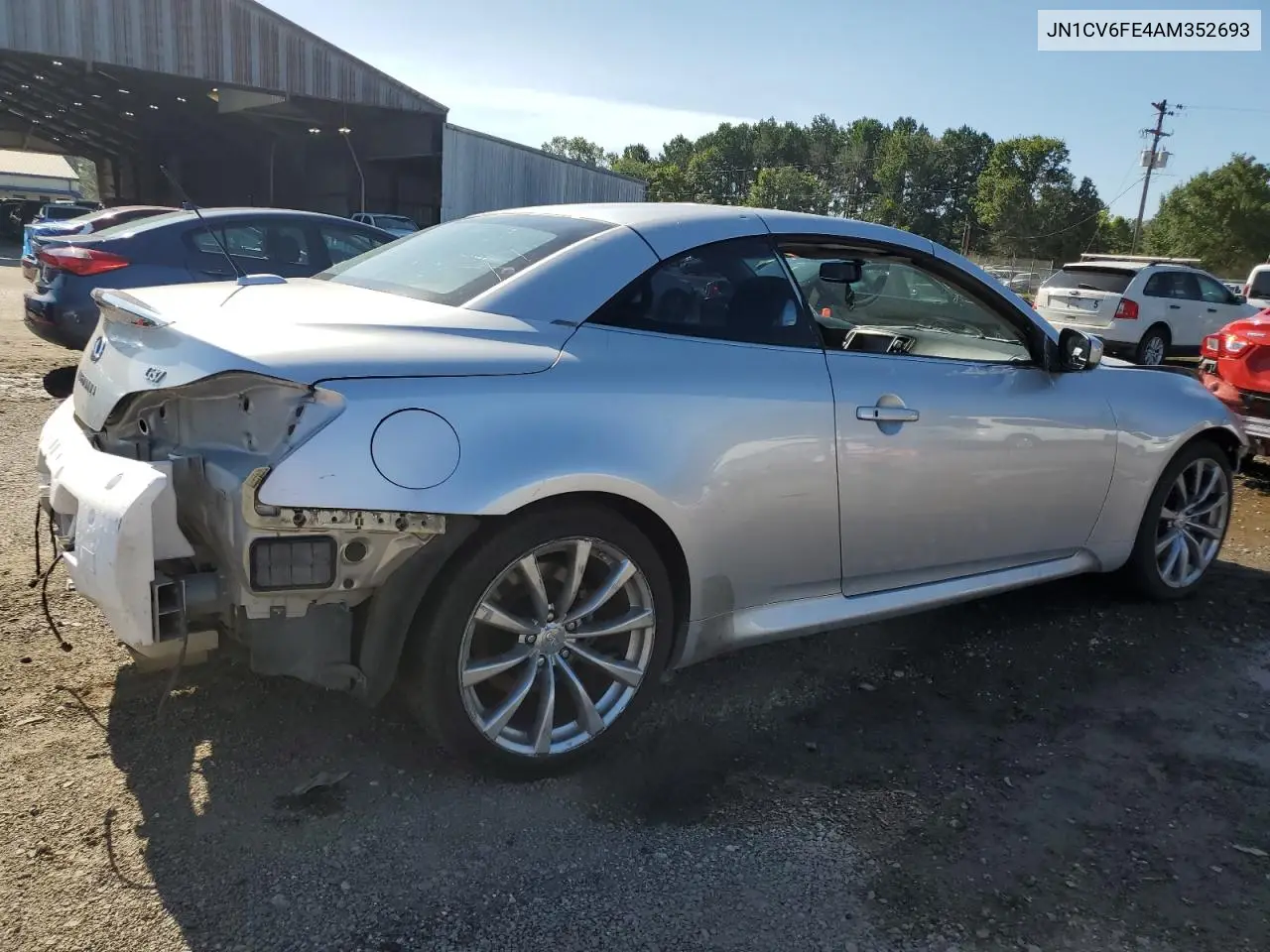 2010 Infiniti G37 Base VIN: JN1CV6FE4AM352693 Lot: 64362195