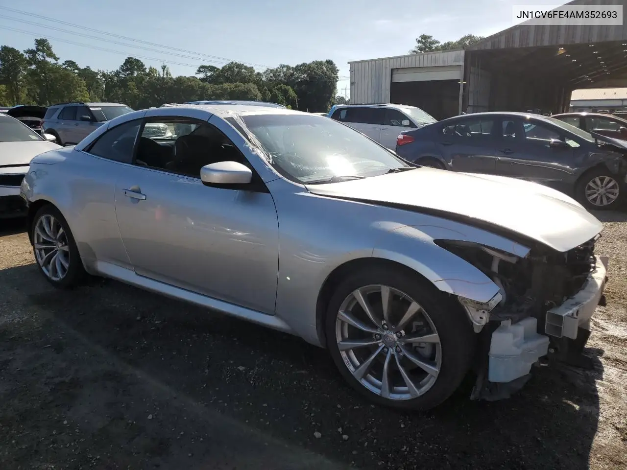 2010 Infiniti G37 Base VIN: JN1CV6FE4AM352693 Lot: 64362195
