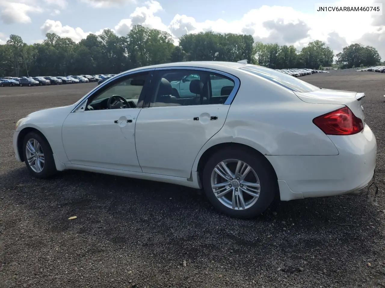 2010 Infiniti G37 VIN: JN1CV6AR8AM460745 Lot: 64657505