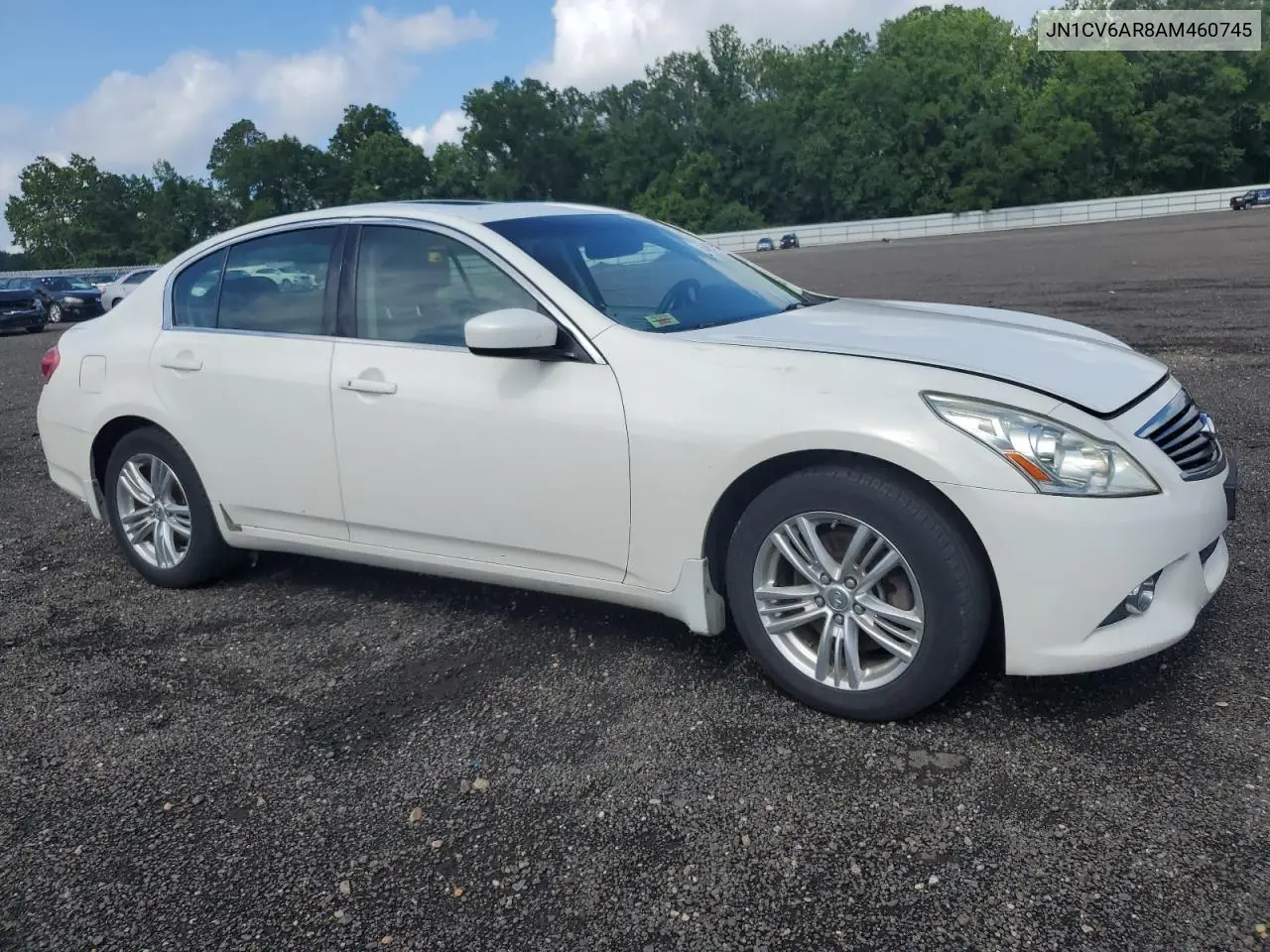 2010 Infiniti G37 VIN: JN1CV6AR8AM460745 Lot: 64657505