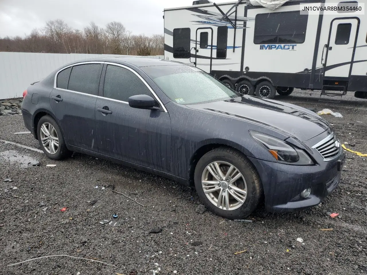 2011 Infiniti G37 VIN: JN1CV6AR8BM354460 Lot: 50029095