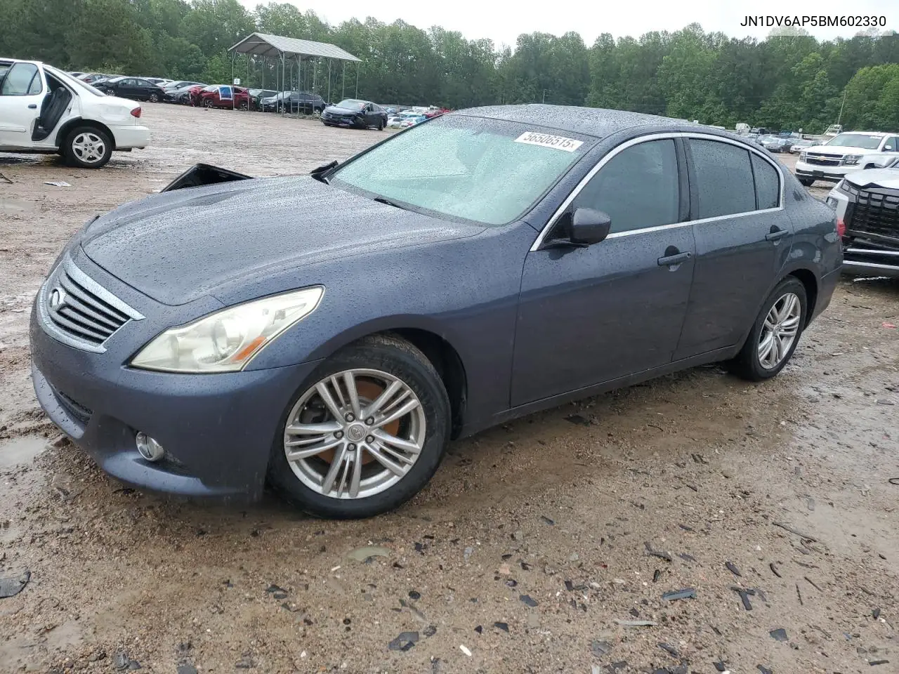 2011 Infiniti G25 Base VIN: JN1DV6AP5BM602330 Lot: 56506515