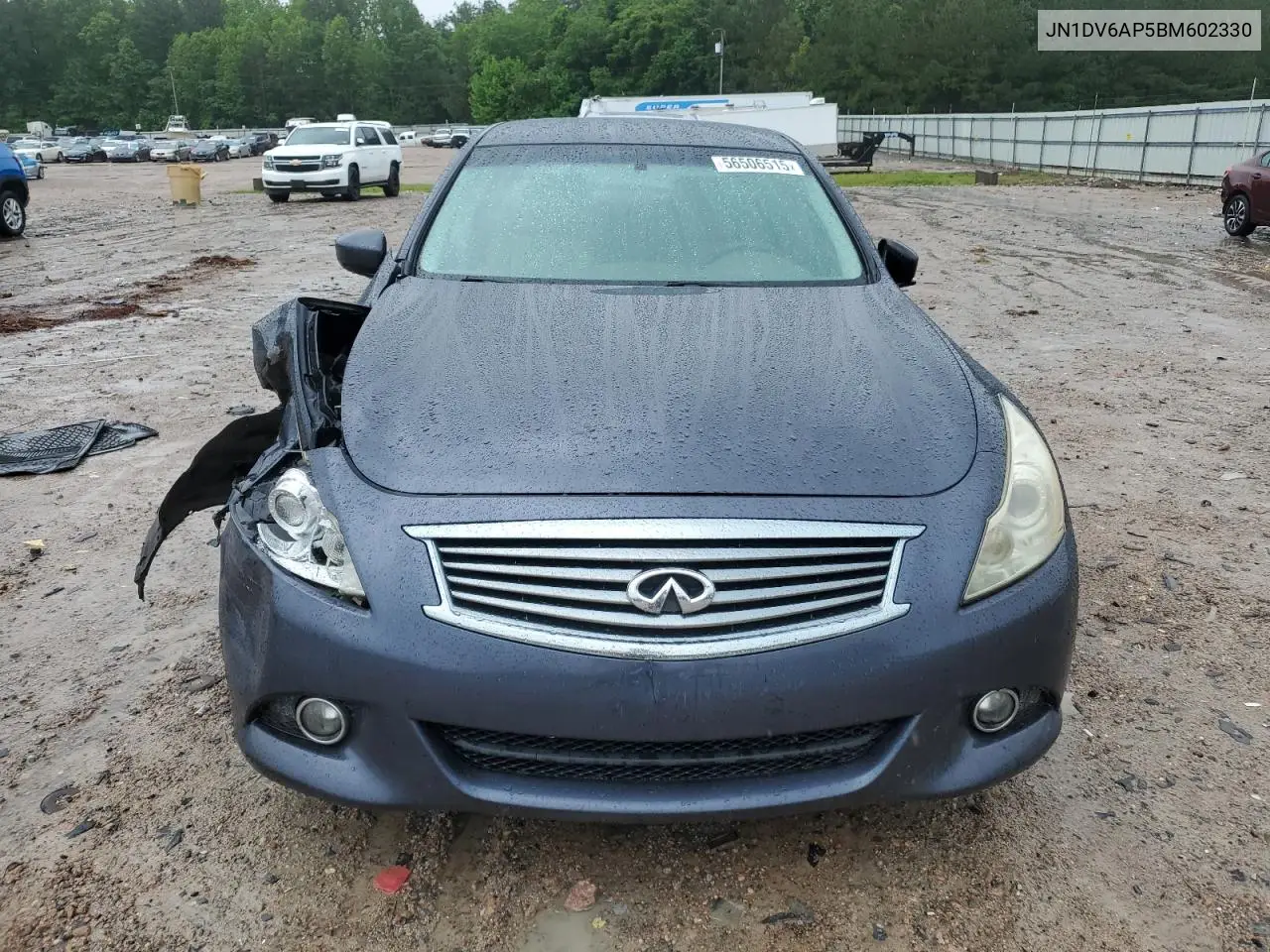 2011 Infiniti G25 Base VIN: JN1DV6AP5BM602330 Lot: 56506515