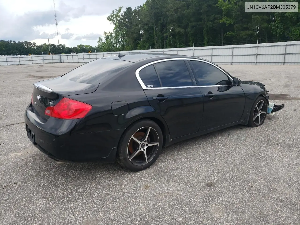 2011 Infiniti G37 Base VIN: JN1CV6AP2BM305379 Lot: 56657515