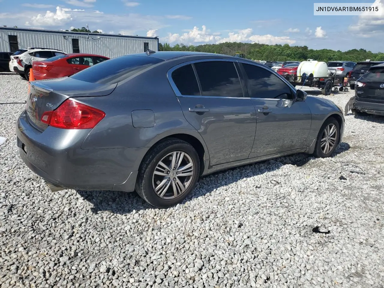 2011 Infiniti G25 VIN: JN1DV6AR1BM651915 Lot: 56721205