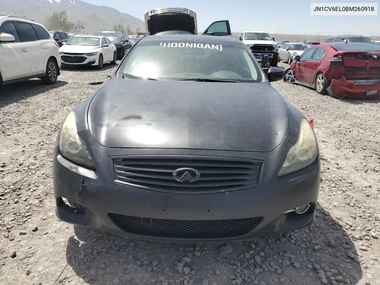 2011 Infiniti G37 VIN: JN1CV6EL0BM260918 Lot: 56744115