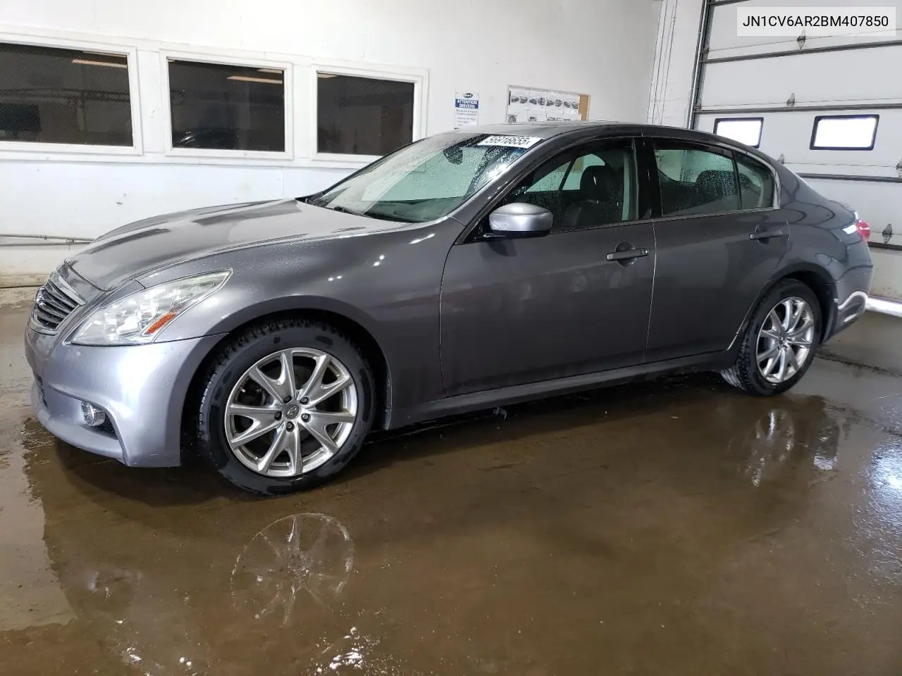 2011 Infiniti G37 VIN: JN1CV6AR2BM407850 Lot: 56916655