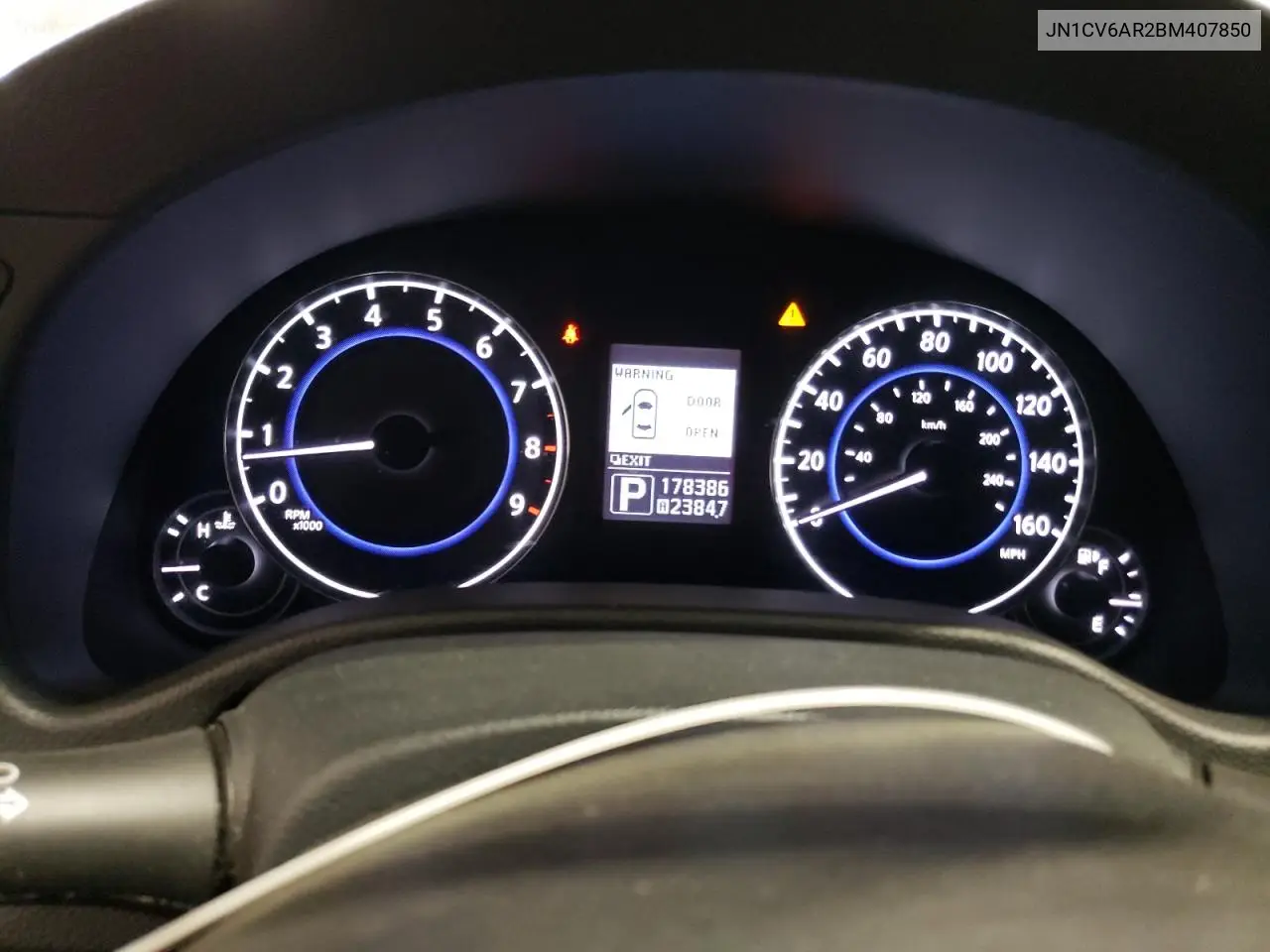 2011 Infiniti G37 VIN: JN1CV6AR2BM407850 Lot: 56916655