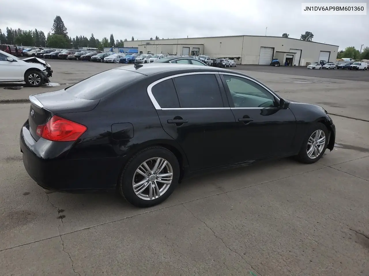 2011 Infiniti G25 Base VIN: JN1DV6AP9BM601360 Lot: 56947135