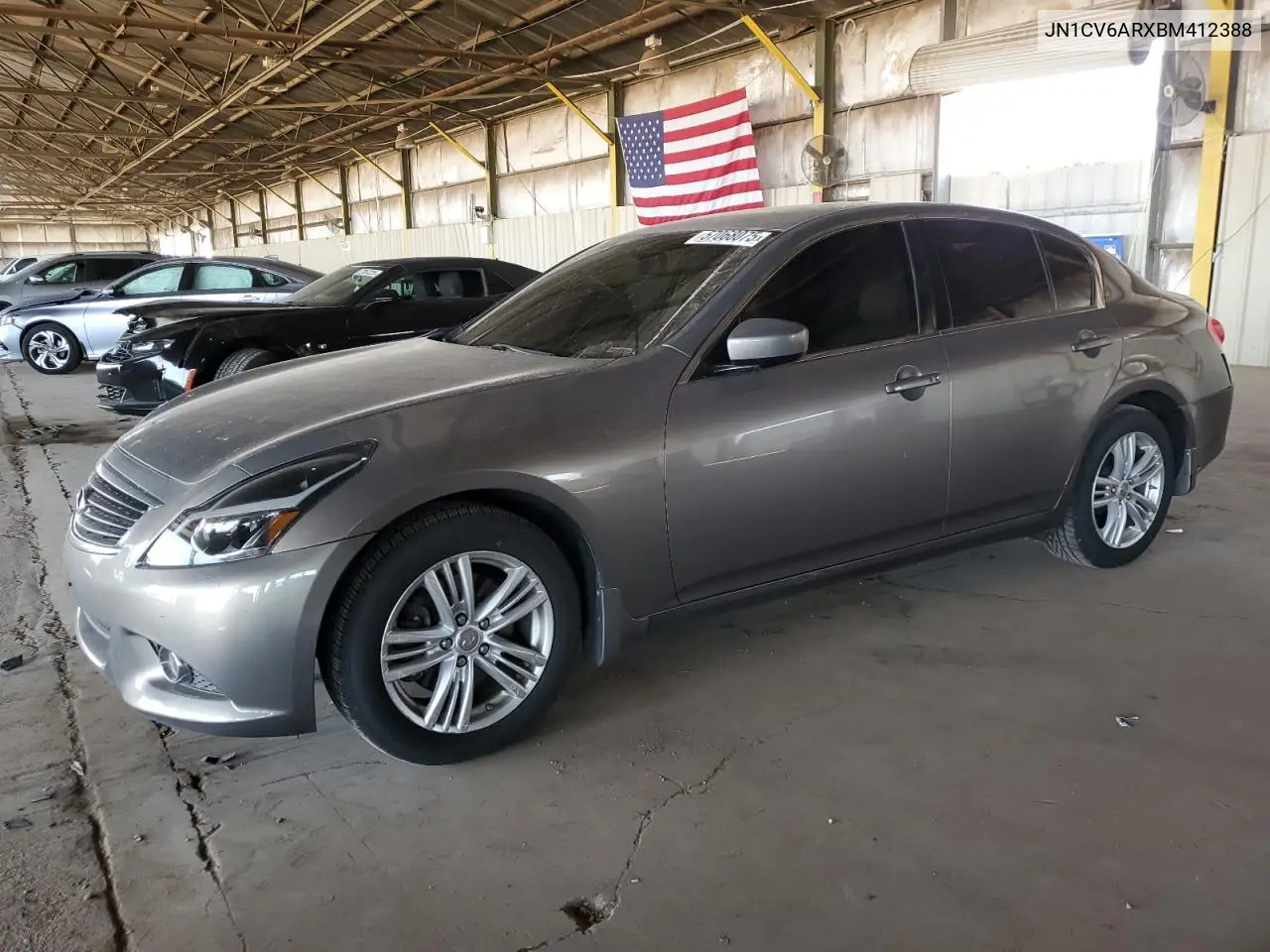 2011 Infiniti G37 VIN: JN1CV6ARXBM412388 Lot: 57068075