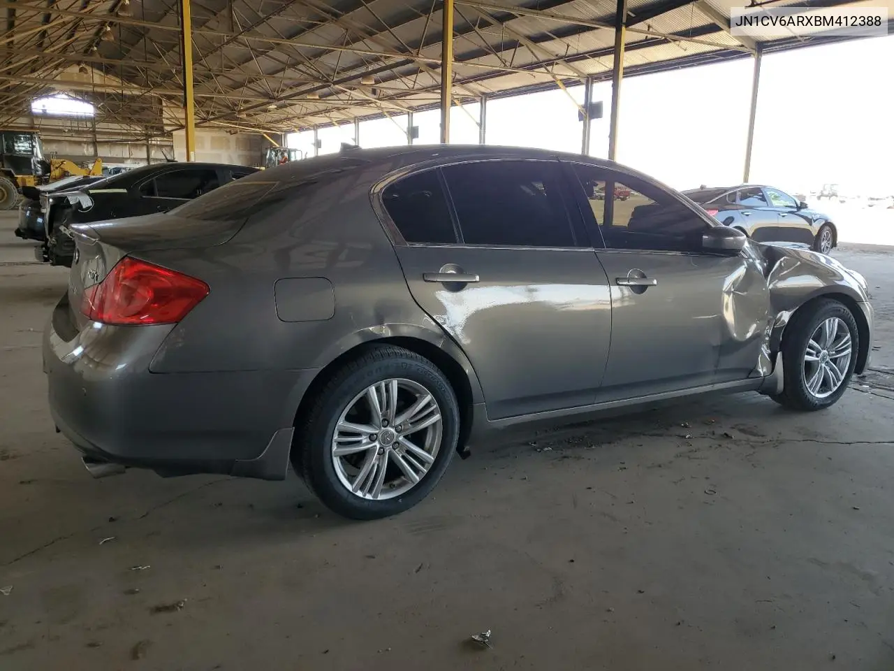 2011 Infiniti G37 VIN: JN1CV6ARXBM412388 Lot: 57068075