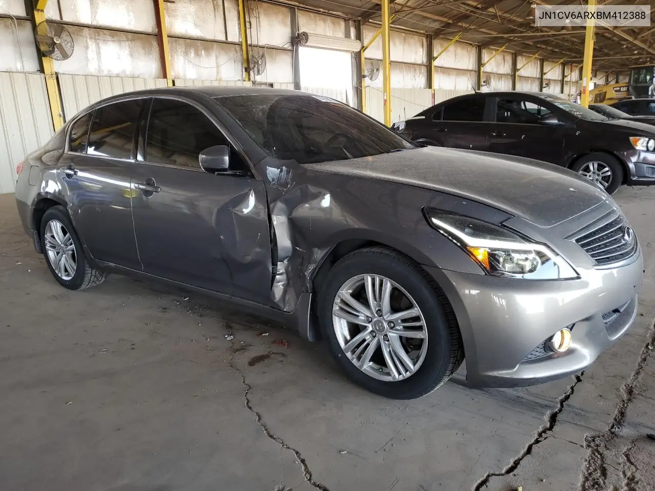2011 Infiniti G37 VIN: JN1CV6ARXBM412388 Lot: 57068075