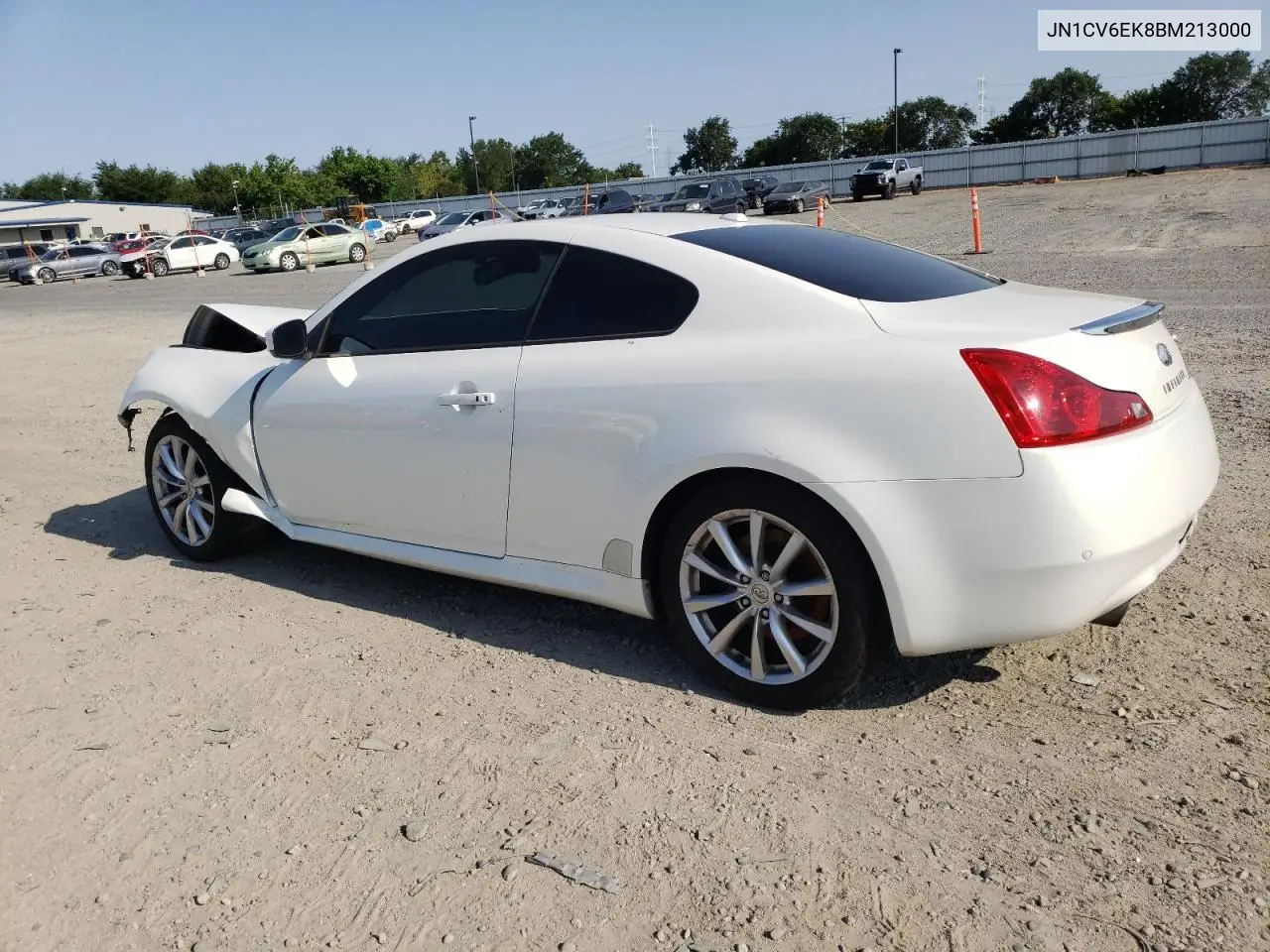 2011 Infiniti G37 Base VIN: JN1CV6EK8BM213000 Lot: 60137235
