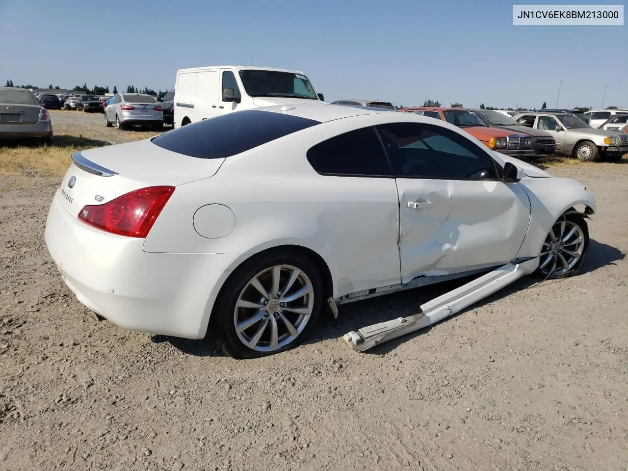 2011 Infiniti G37 Base VIN: JN1CV6EK8BM213000 Lot: 60137235