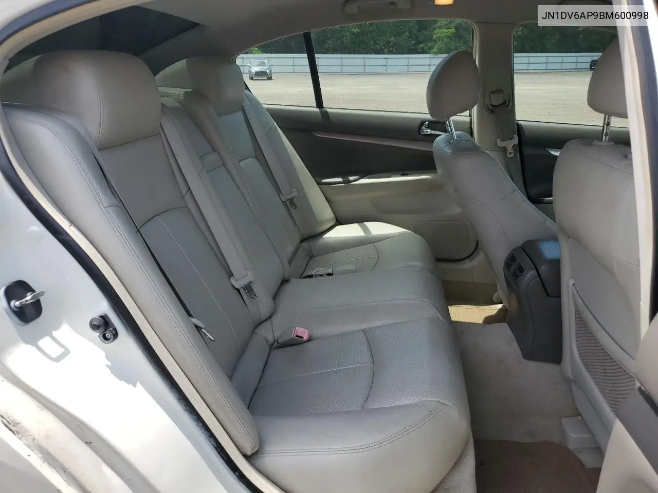 2011 Infiniti G25 Base VIN: JN1DV6AP9BM600998 Lot: 62157575