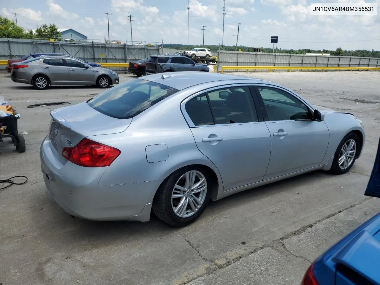 2011 Infiniti G37 VIN: JN1CV6AR4BM356531 Lot: 62206335