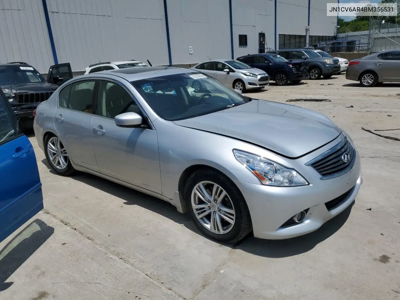 2011 Infiniti G37 VIN: JN1CV6AR4BM356531 Lot: 62206335