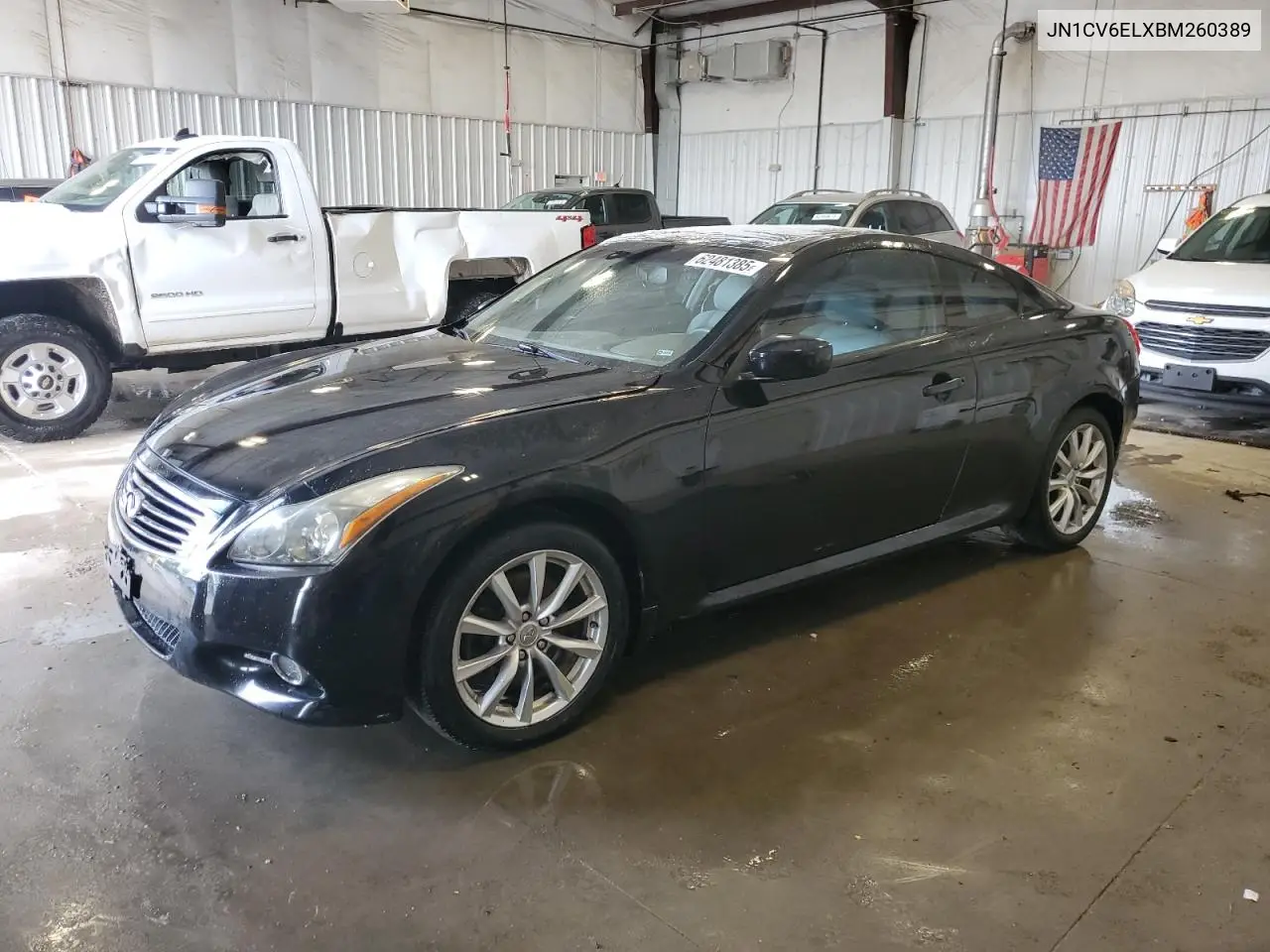 2011 Infiniti G37 VIN: JN1CV6ELXBM260389 Lot: 62481385
