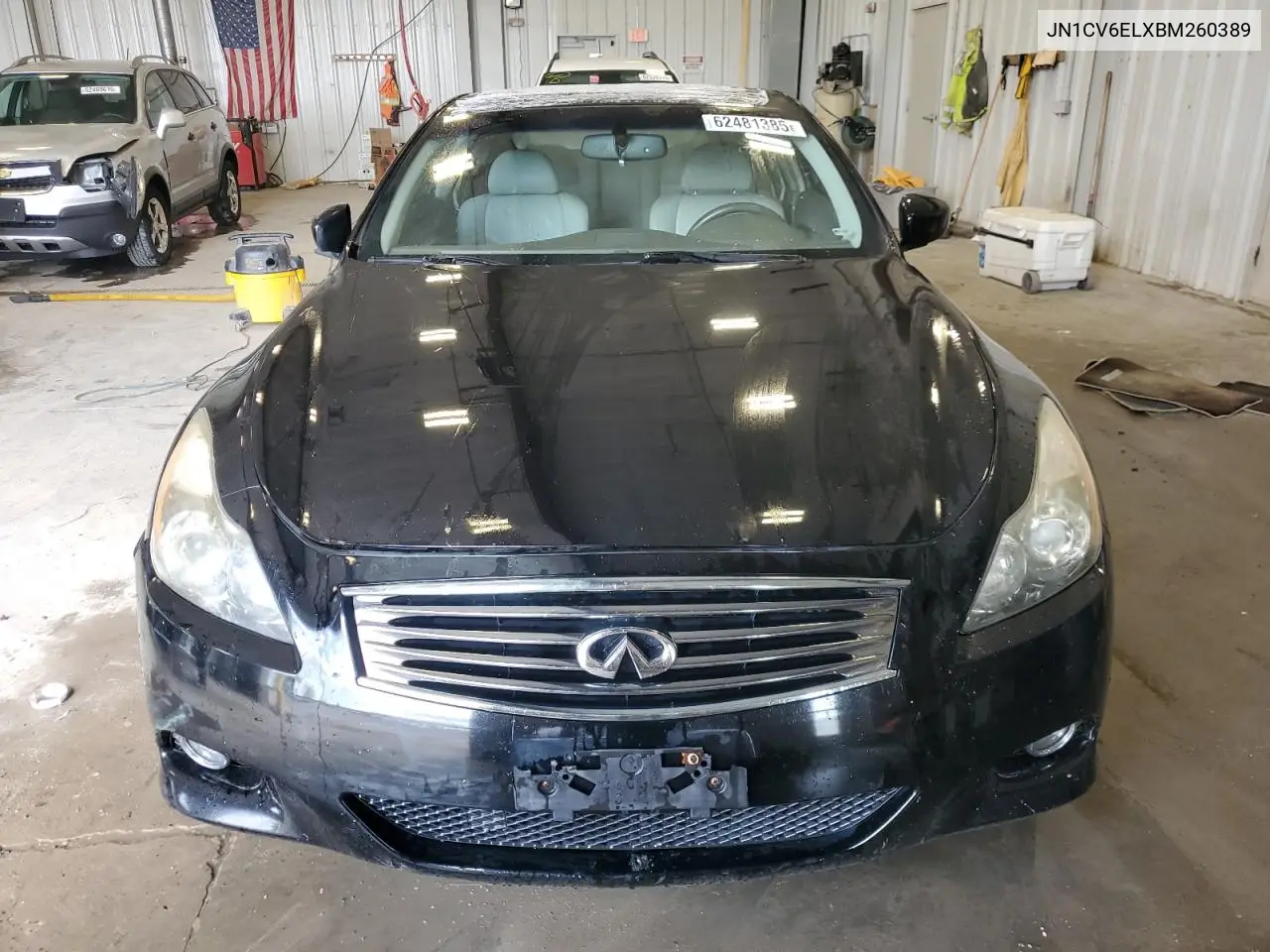 2011 Infiniti G37 VIN: JN1CV6ELXBM260389 Lot: 62481385