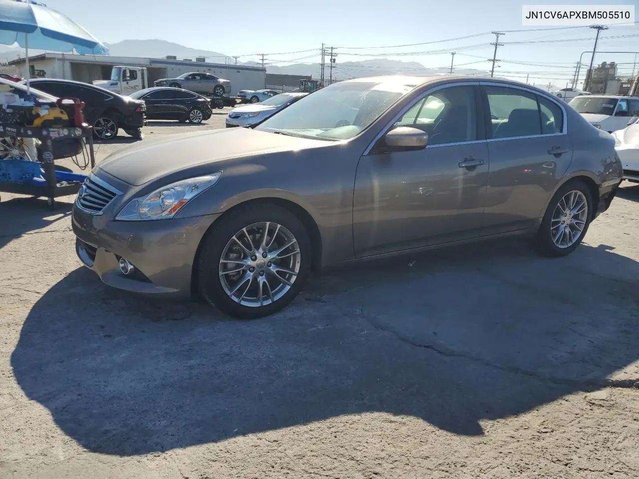 2011 Infiniti G37 Base VIN: JN1CV6APXBM505510 Lot: 62717035