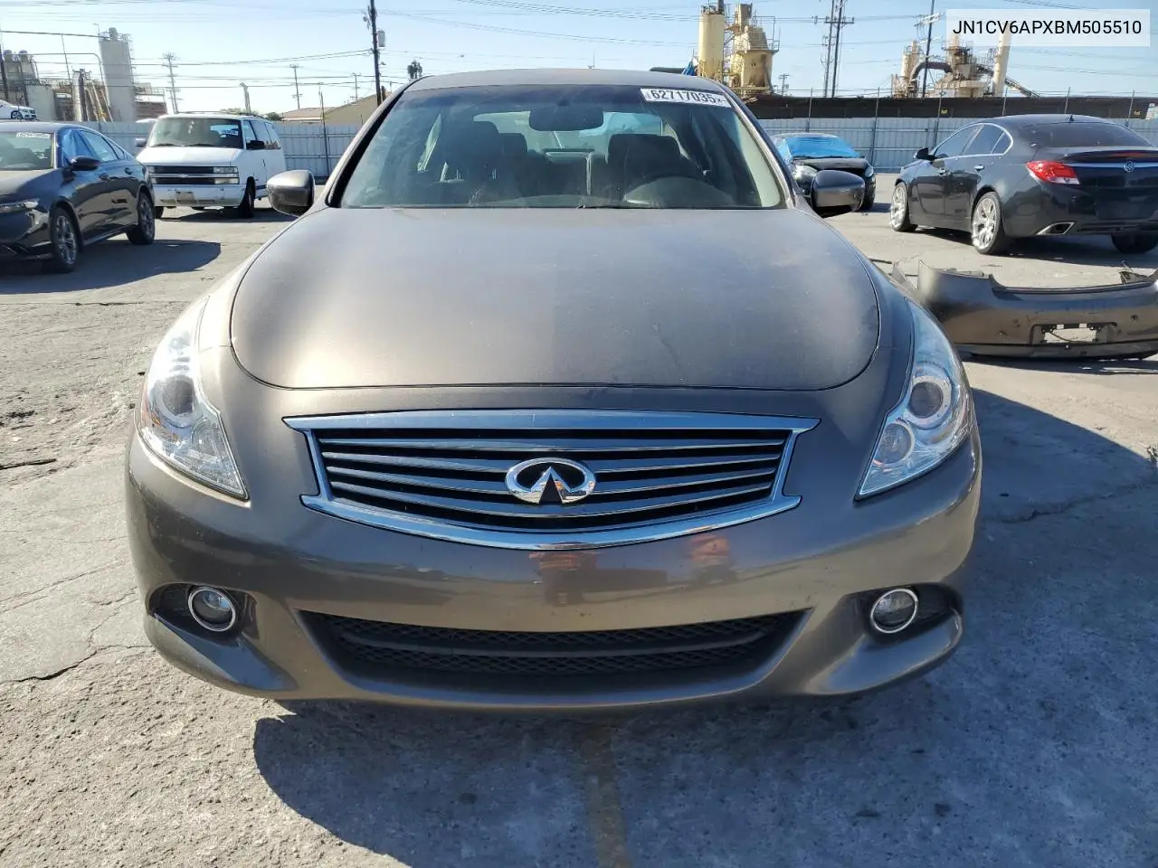 2011 Infiniti G37 Base VIN: JN1CV6APXBM505510 Lot: 62717035