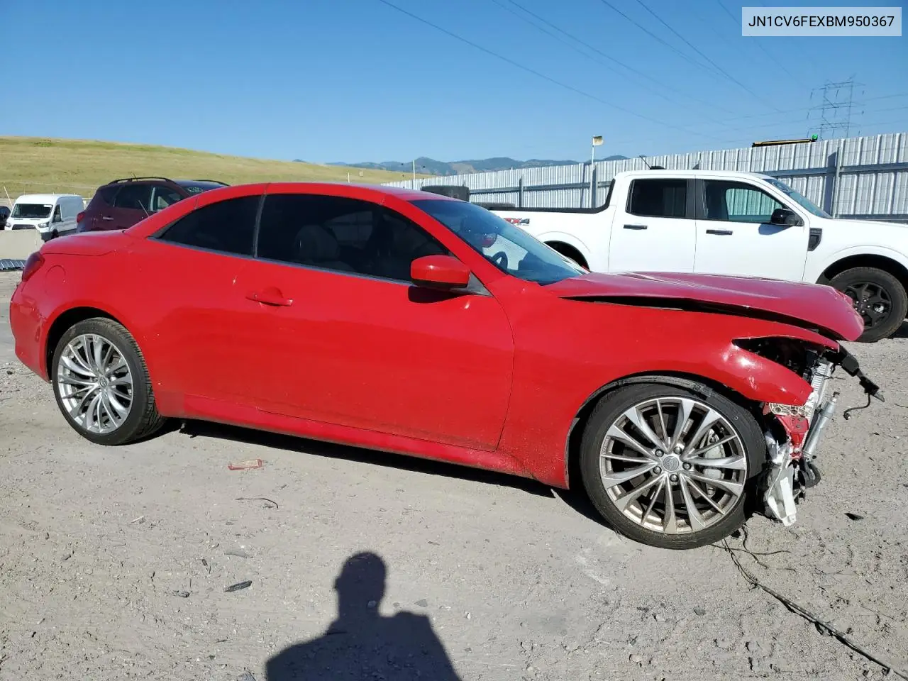2011 Infiniti G37 Base VIN: JN1CV6FEXBM950367 Lot: 62899385
