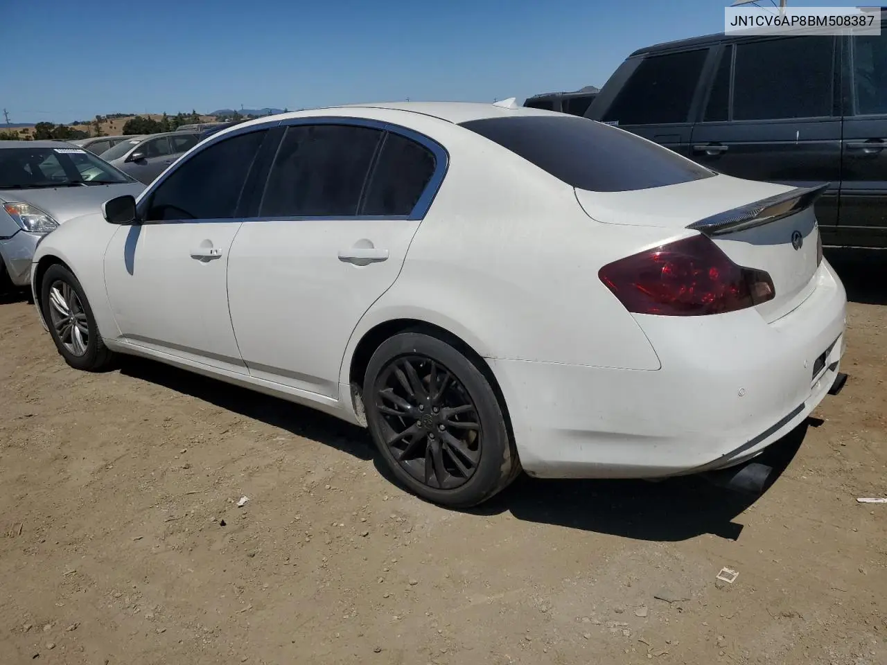 2011 Infiniti G37 Base VIN: JN1CV6AP8BM508387 Lot: 62988725