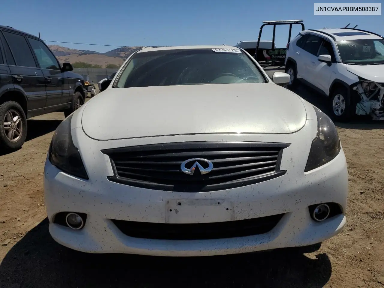 2011 Infiniti G37 Base VIN: JN1CV6AP8BM508387 Lot: 62988725