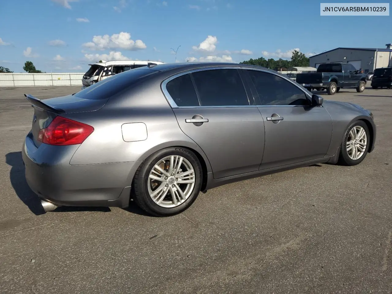 2011 Infiniti G37 VIN: JN1CV6AR5BM410239 Lot: 63150655